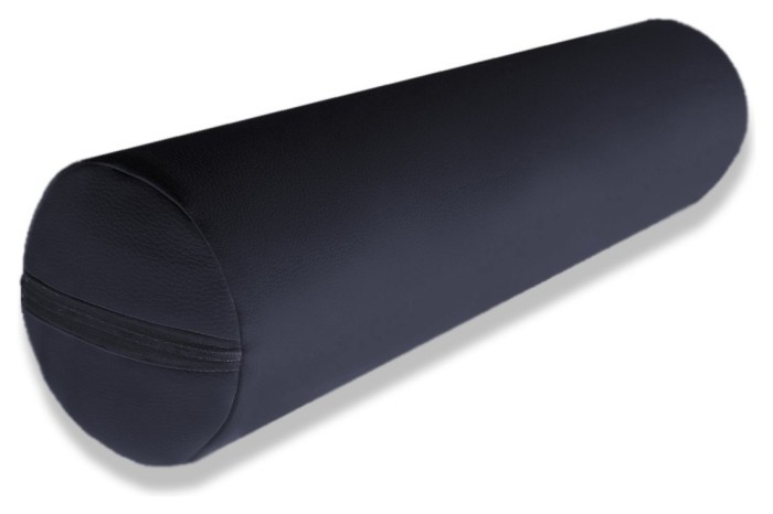 Валик для масажного столу EasyFit 60 см чорний (з чохлом)
