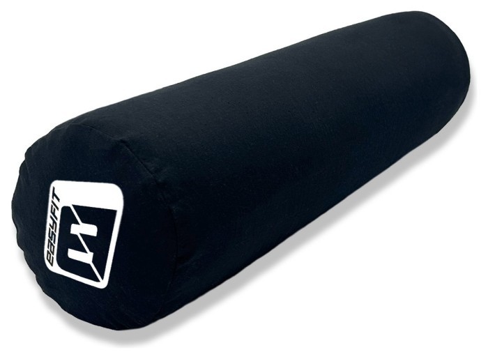 Валик для масажного столу EasyFit 60 см чорний (з чохлом)