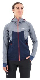 Флісова кофта Salewa Puez Hybrid Polarlite Full-Zip Wms