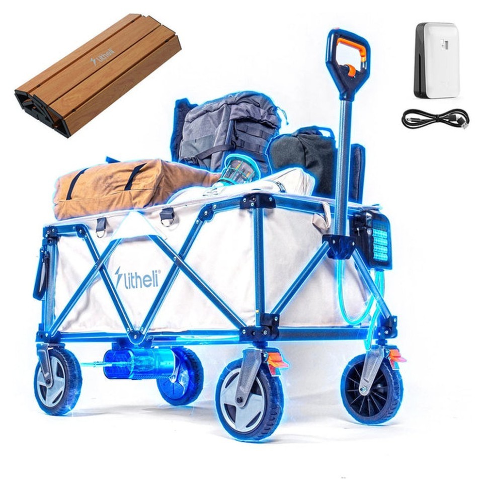 Портативний скручуваний стіл Rollable Desk 140i до візка Litheli