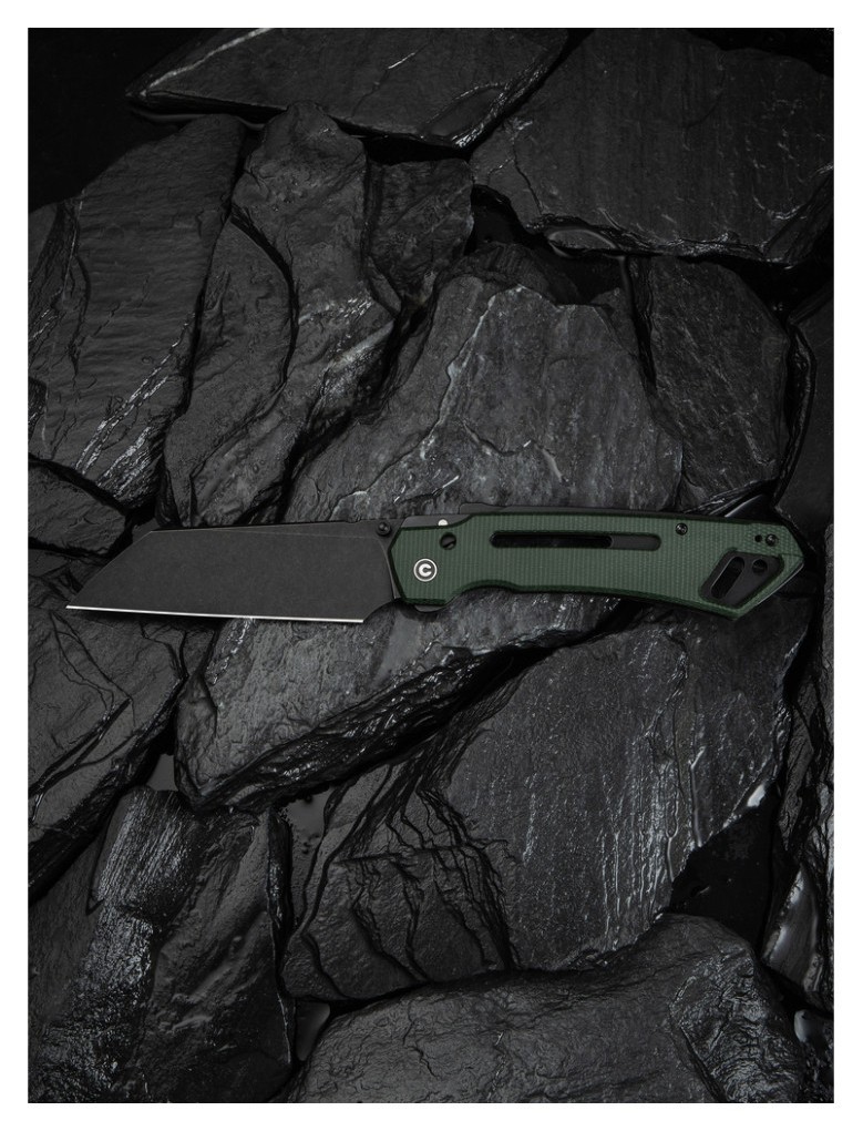 Ніж складаний Civivi Buster FG Green C24052-3, укр, укр