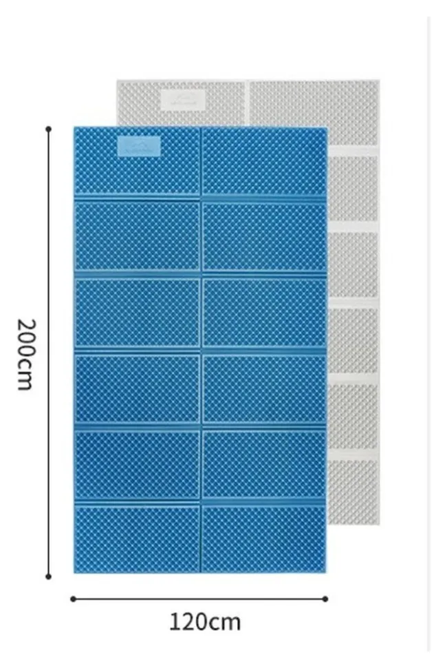 Туристичний килимок Naturehike CNK2450WS044 подвійний 200x120х1,8см синій (6927595791097)