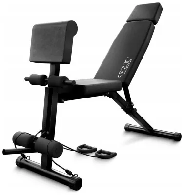 Скамейка для тренировок 4FIZJO Pro универсальная, с партой Скотта Black (P-5905973405119)