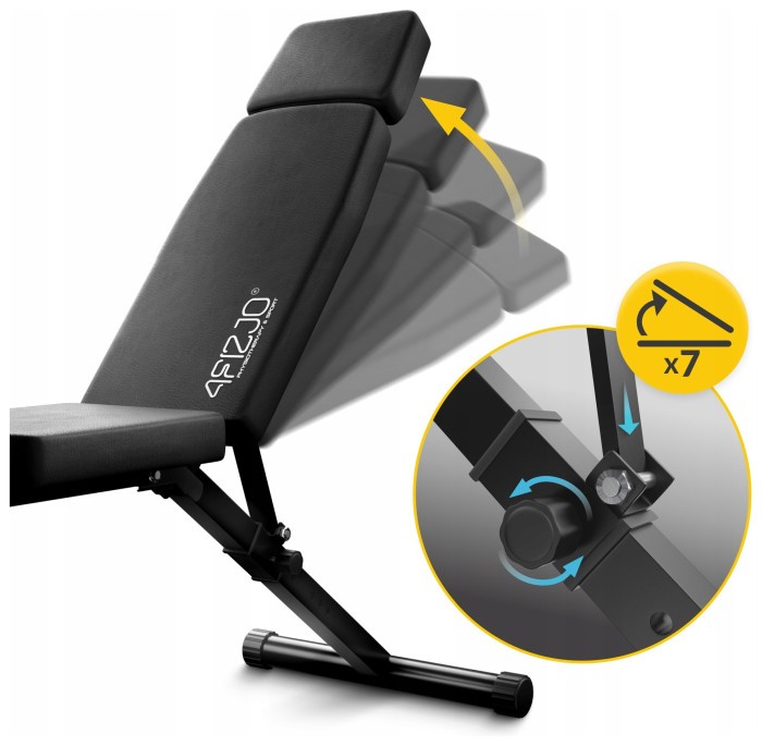 Скамейка для тренировок 4FIZJO Pro универсальная, с партой Скотта Black (P-5905973405119)