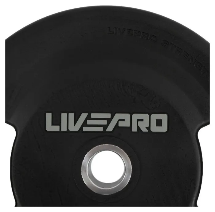 Блинчики диски полиуретановые 2 Handle металлическая втулка LiveUp LP8337-25 ø51мм 25кг черный