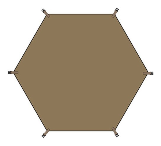 Підлога для тенту Naturehike CNK230WS014, коричнева, укр, укр