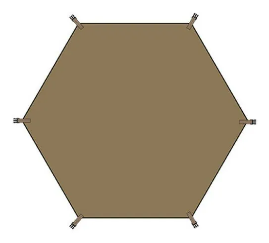 Підлога для тенту Naturehike CNK230WS014, Brown (6927595794470)