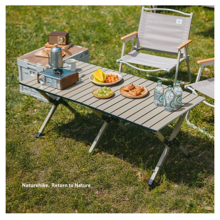 Складной стол Naturehike Star Jane T01 CNK2550JJ018, 89х60 см, углеродистая сталь, бежевый