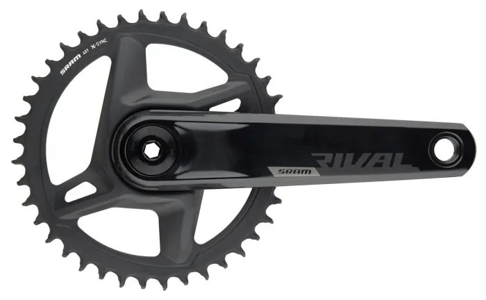 Комплект шатунів Sram RIVAL 1 DUB, 175мм, 42т, чорні (OEM)