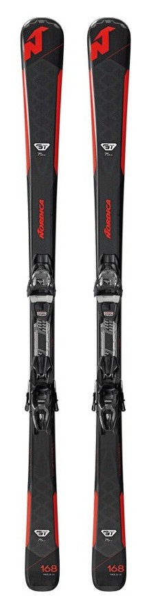Лежи горные (комплект) Nordica GT 75+TP CMP10 FDT 156см Black/red (0A8050+0C8020SA)