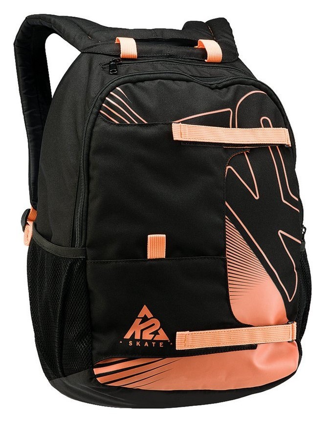 Рюкзак для роликових ковзанів K2 Jr. Varsity Pack Boys 10 L Black/peach (3132004), укр, укр