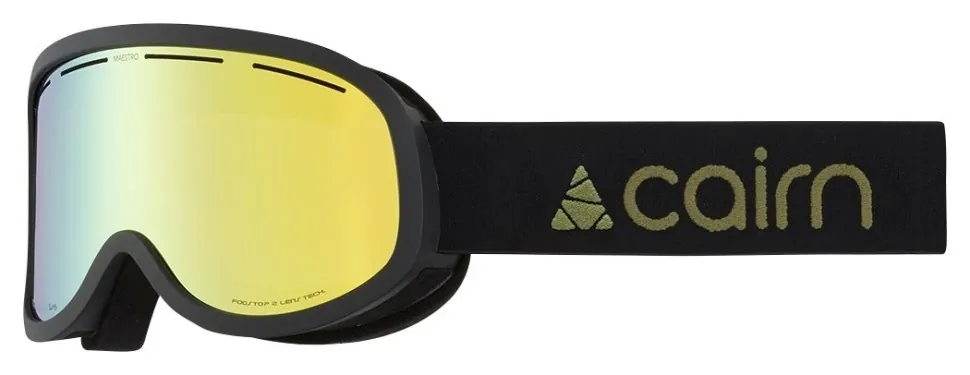 Cairn маска Maestro CLX3 mat black-gold (0581531-8202)