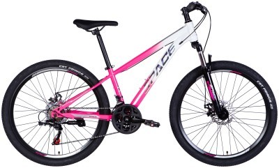 Велосипед ST 26" SPACE MARS DD FR рама-13" розово-белый 2025