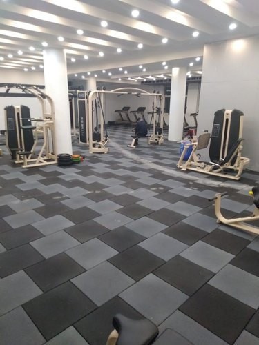 Модульное резиновое покрытие для спортзала 500х500