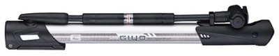Насос міні підлоговий GIYO GM-641 Алюміній в пластику сірий 140psi з манометром AV/FV AM (брендоване пакування)