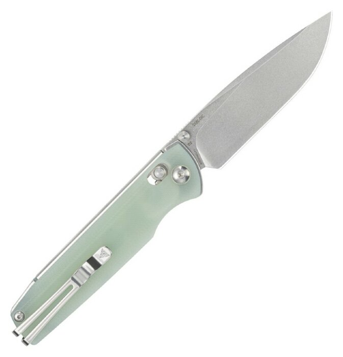 Нож складной SRM Terrier 258L-GC, полупрозрачный зеленый