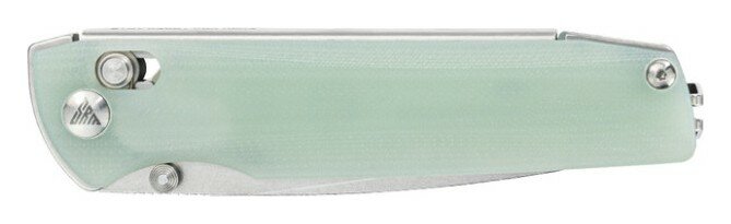 Нож складной SRM Terrier 258L-GC, полупрозрачный зеленый