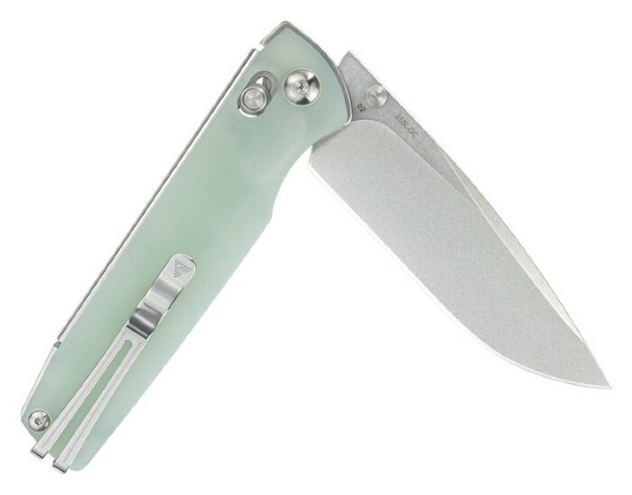 Нож складной SRM Terrier 258L-GC, полупрозрачный зеленый