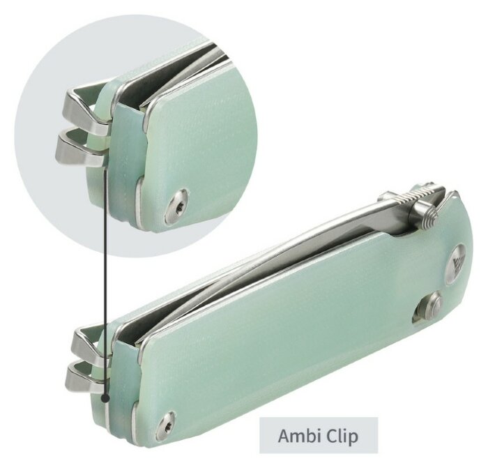 Нож складной SRM Terrier 258L-GC, полупрозрачный зеленый