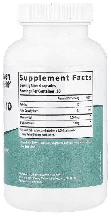 Myo + D-Chiro Inositol - 120 caps