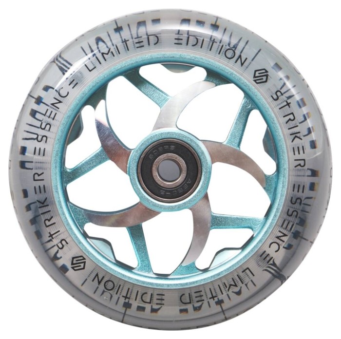 Колесо Striker Essence V3 Black Pro Scooter Wheel 110mm Teal, укр, укр