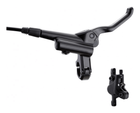 Ручка гальмівна права з чорним каліпером. YINXING HD-M220 F800 (черн.)