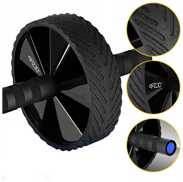 Ролик (гимнастическое колесо) для пресса 4FIZJO Ab Wheel Black/Blue (P-5907739314857)