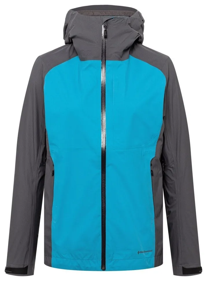 Мембранна жіноча куртка Black Diamond Highline Shell, S - Fjord Blue/Anthracite (SHM_BD 745001.9143-S)