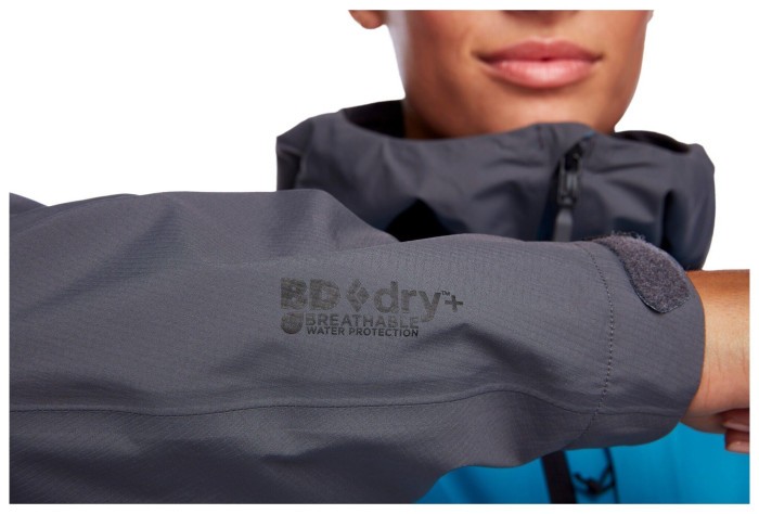 Женская женская куртка Black Diamond Highline Shell, S - Fjord Blue/Anthracite