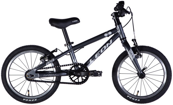 Велосипед AL 16" Leon GO Vbr FR рама-8" серый 2025
