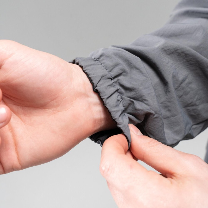 Куртка плащівка Slavni чорно-сіра, Весняна двостороння куртка Slavni Change чорно-сіра