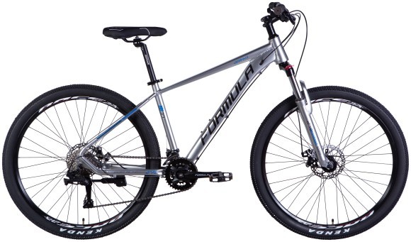 Велосипед AL 27,5" Formula ZEPHYR 3.0 DD CS рама-17" серебристый 2025