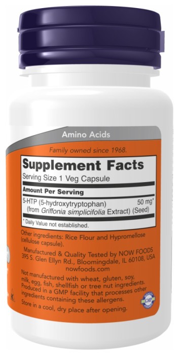5-HTP 50mg - 90 vcaps