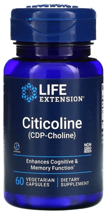 Citicoline (CDP-Choline) - 60 vcaps