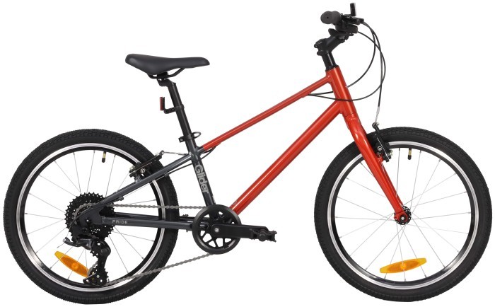 Велосипед 20" Pride GLIDER 2.2 2025 червоний, укр, укр