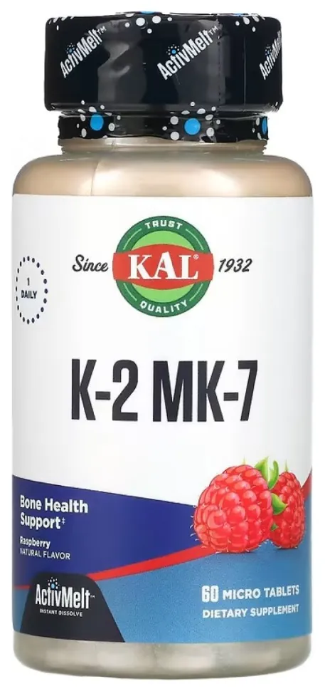 K-2 MK-7 ActivMelt 100 mcg - 60 tabs