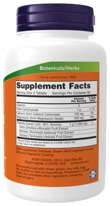 Triphala 500mg - 120 tabs