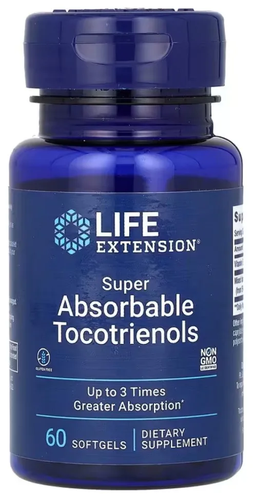 Super Absorbable Tocotrienols - 60 softgels (DSN_2023-10-5128)