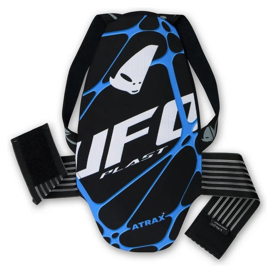 Захист спини спортивний UFO ATRAX BACK SUPPORT WITH BODY BELT (< MT. 1,65) Black/blue (PS02382) (black, blue)