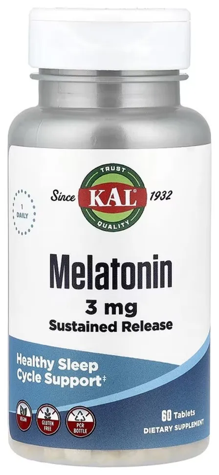 Melatonin 3mg - 60 tabs (DSN_2023-10-7024)