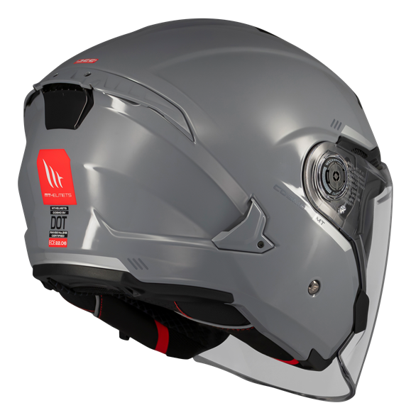 Мотошолом MT Cosmo SV Solid Gloss Grey A2 M