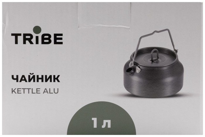 Чайник Tribe Kettle Alu 1 л алюмінієвий T-FI-0013-grey, укр, укр