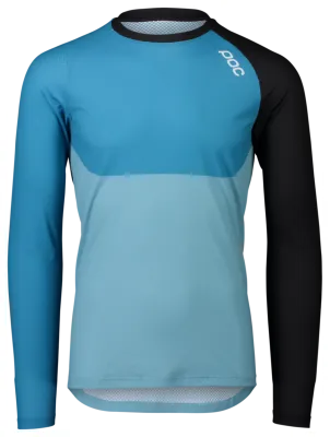 Джерси POC MTB Pure LS Jersey, Uranium Black/Basalt Blue/Lt Basalt Blue, S