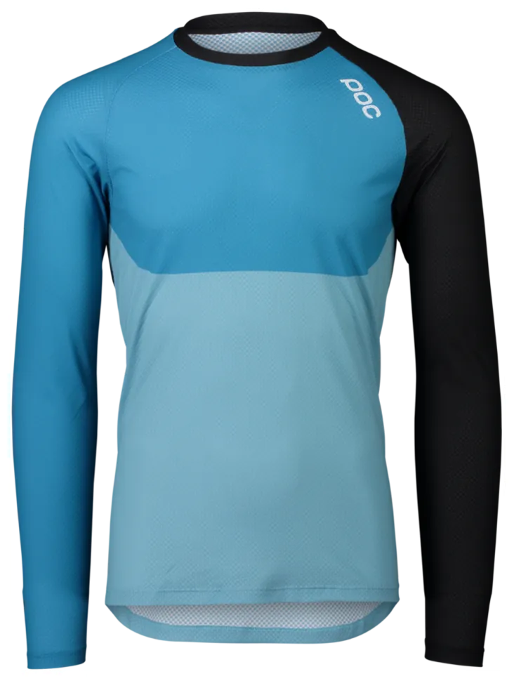 Джерсі POC MTB Pure LS Jersey, Uranium Black/Basalt Blue/Lt Basalt Blue, S (SHM_PC 528448321SML1)