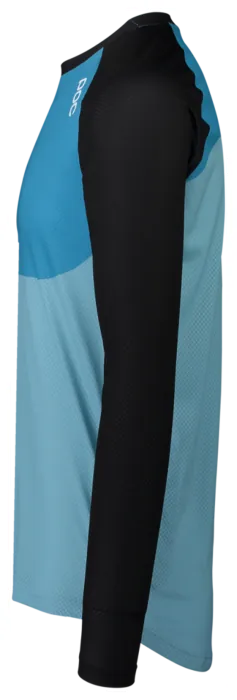 Джерси POC MTB Pure LS Jersey, Uranium Black/Basalt Blue/Lt Basalt Blue, S