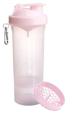 Шейкер спортивний SmartShake Slim Cotton Pink 500ml (Light Lavender)