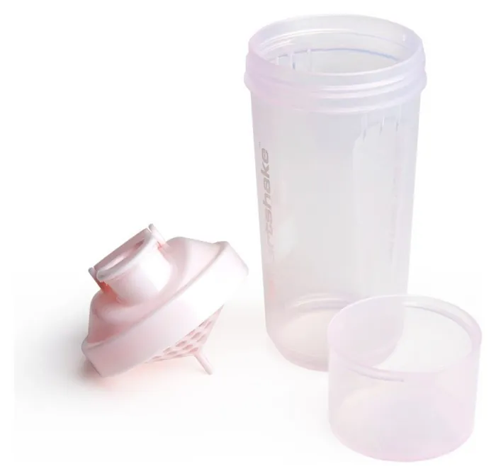Шейкер спортивний SmartShake Slim Cotton Pink 500ml (Light Lavender)