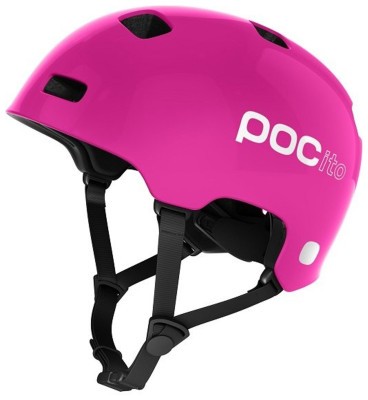 Велошолом POCito Crane Fluorescent Pink, р.M/L