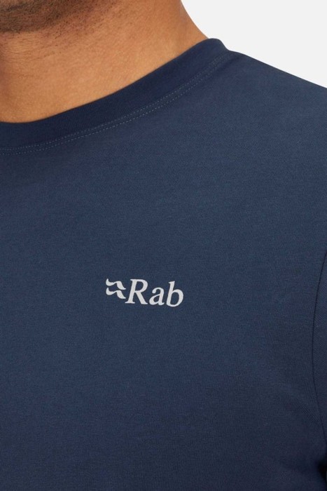 Футболка мужская Rab Basecamp 3 Peaks Tee, Red Clay, L
