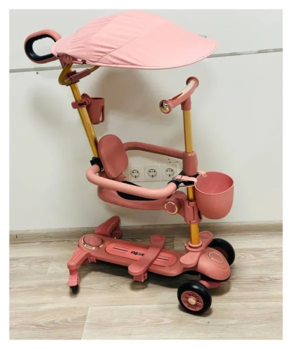 Детский самокат 4in1 8028 pink (Розовый)